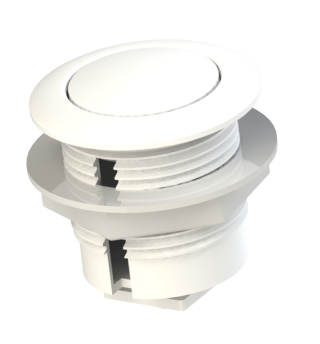 ACCIONAMIENTO SUPERIOR 40 MM X 38 MM BLANCO