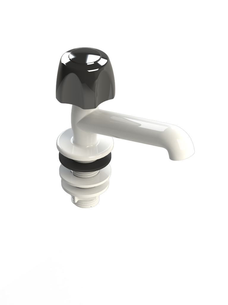 CANILLA DE LAVATORIO 1/2" BLANCO