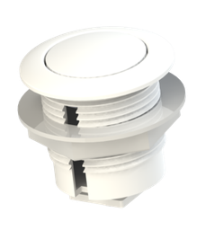 [420232] ACCIONAMIENTO SUPERIOR 40 MM X 38 MM BLANCO